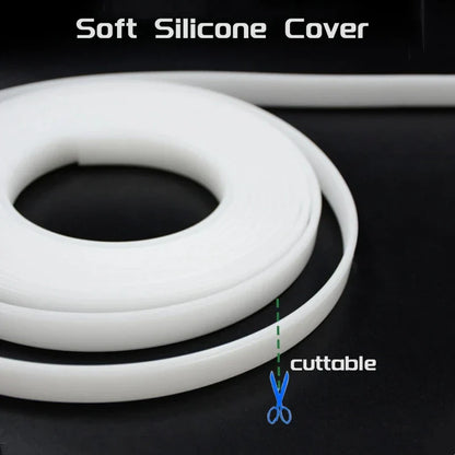 DecorBites™ LED Strip Channel Diffuser for Flexible Replaceable LED Aluminum Profile Light Cover