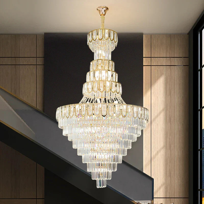 DecorBites™ Elegant Crystal Chandelier for Luxury Living Room Decor