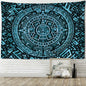 Decobites Mystical Rune Symbol Tapestry Wall Hanging for Psychedelic Hippie Decor