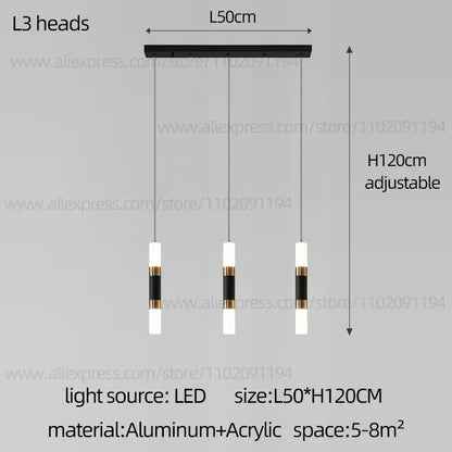 DecorBites™ LED Staircase Chandelier: Modern Duplex Home Lighting for Architectural Decoration