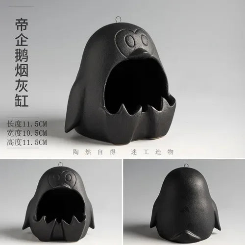 DecorBites™ Cute Cartoon Animal Ashtray for Home Decor & Car, Gift for Boyfriend