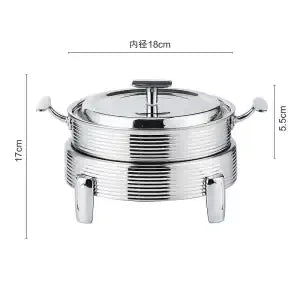 طقم أواني كحولية صينية ساخنة من DecorBites™ مقاس 14-28 سم