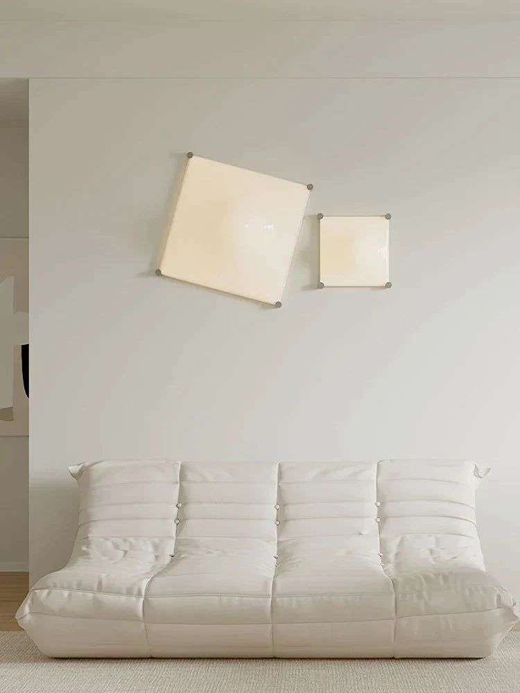 Lámpara de pared DecorBites™ estilo crema: Decoración medieval para dormitorio y sala de estar.