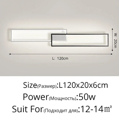 DecorBites™ LED Ceiling Light: Modern Fixture for Living Room, Kitchen & Hallway Lighting