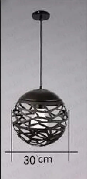 Antique Brass Ball Pendant