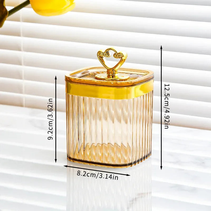 مجموعة أوعية التوابل الأكريليكية من ديكوربايتس™ مع صينية - منظم تخزين للمطبخ