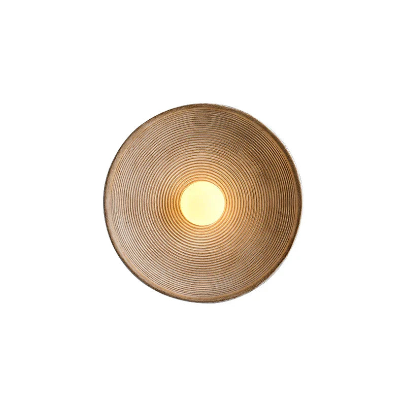 Lámpara de pared japonesa Decorbites™ retro para dormitorio y mesita de noche, decoración de arte wabi sabi