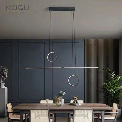 Lámpara de techo LED DecorBites™: Iluminación moderna y minimalista para mesa de comedor o cocina