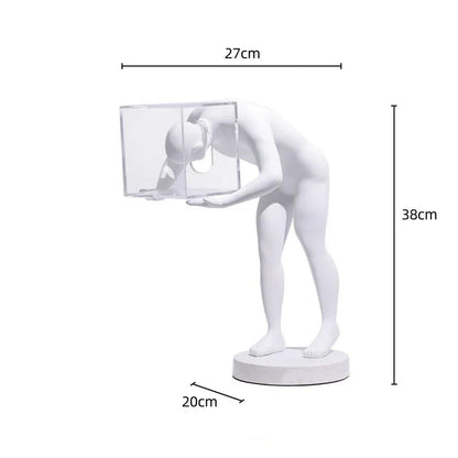 ديكوربايتس™ منحوتات تجريدية على شكل قفص لجسم الإنسان والعقل
