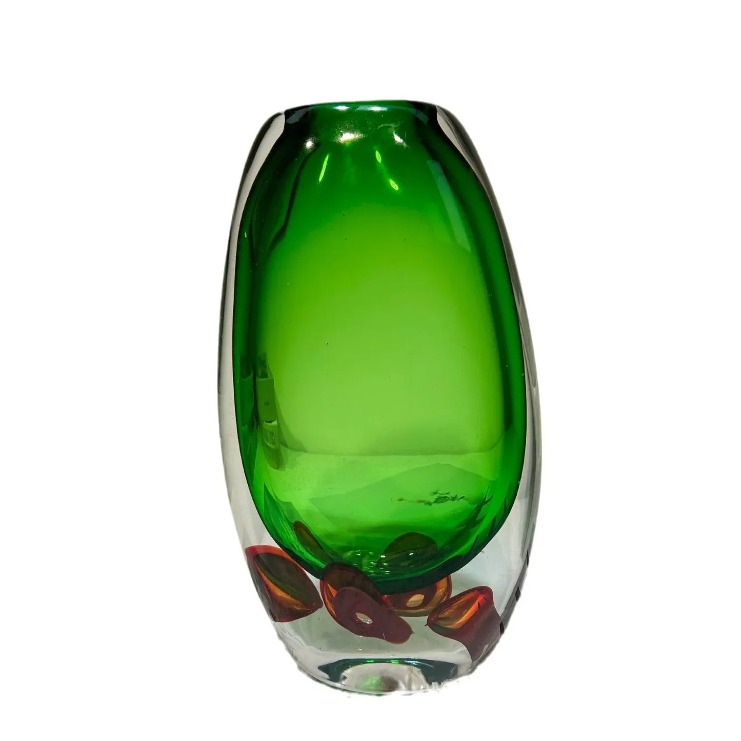 DecorBites™ Clear Fruit Tray Vase: Double Color Transparent Terrarium for Home Decor