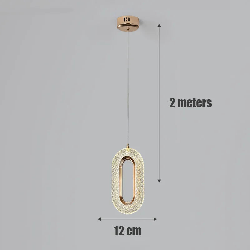 Lámpara colgante LED DecorBites™ para comedor, restaurante, bar, lámparas decorativas artísticas