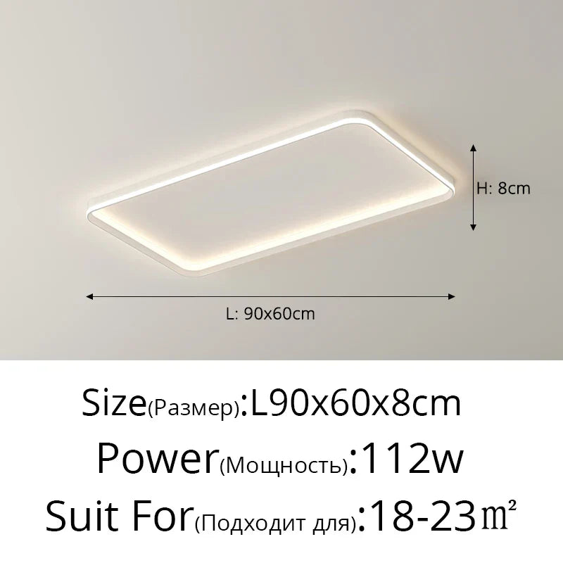 Lámpara de techo LED DecorBites™ para sala de estar, cocina, comedor y estudio. Iluminación interior moderna.