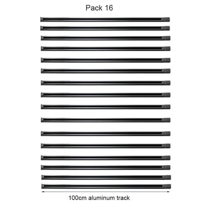 DecorBites™ Aluminum Track Rails for LED Spotlights with T-L Connector