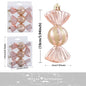 1Box Christmas Ball Ornament Balice Ice Cream Candy Shapes Xmas Tree Hanging  Pendants Home Party Navidad Christmas Decor 2024