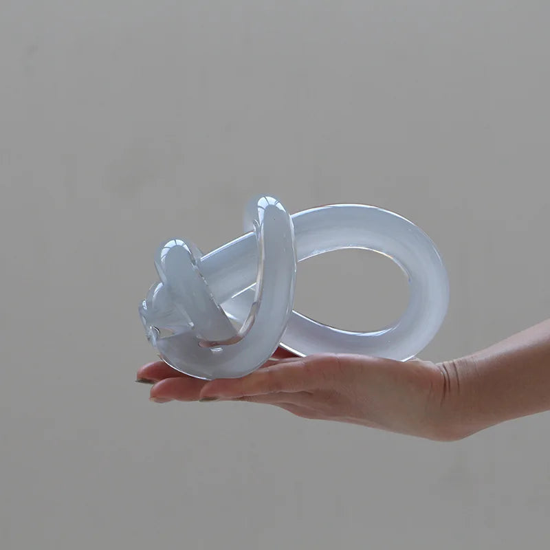 ديكورات منزلية من ديكوربايتس™ بعقدة خيط زجاجية هندسية