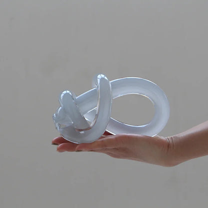 ديكورات منزلية من ديكوربايتس™ بعقدة خيط زجاجية هندسية