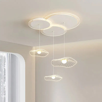DecorBites™ Lotus Leaf LED Pendant Light for Modern Minimalist Living Room, Bedroom, and Dining