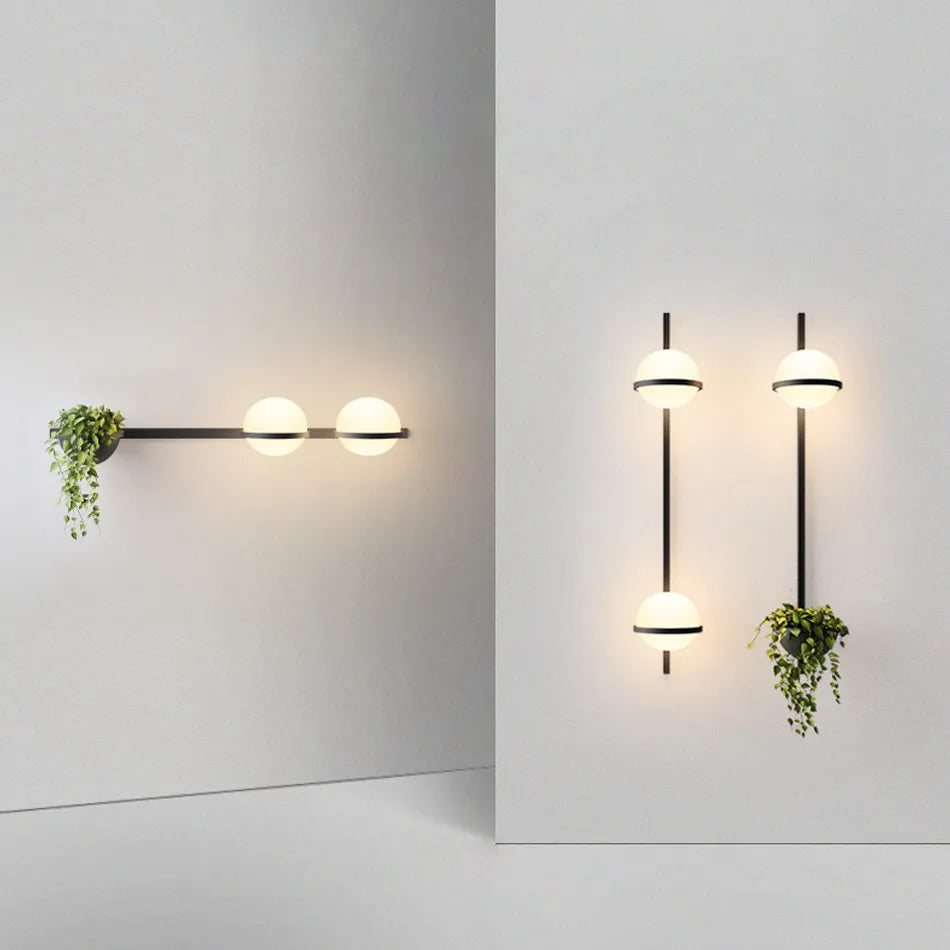 Decorbites™ LED Art-Deco-Pflanzen-Wandleuchten – Modernes nordisches Design für Wohnzimmer und Schlafzimmer im Eigenheim