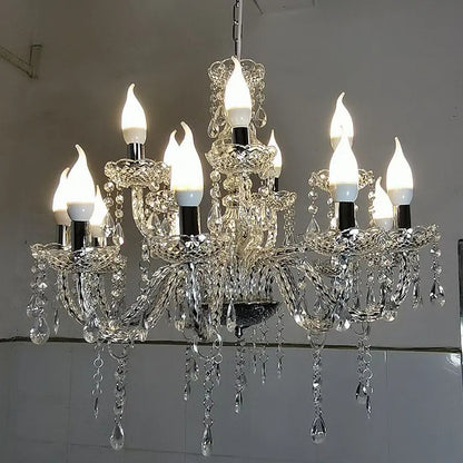 DecorBites™ Crystal Light Road Guide Wedding Hall Candle Light European style Pendant