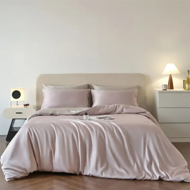 DecorBites™ Luxurious Lyocell Silk Bedding Set - Queen/King Size