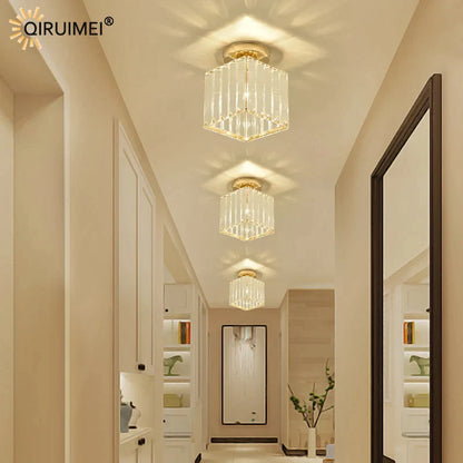 Lámpara de araña LED nórdica de cristal DecorBites™ para iluminación interior moderna