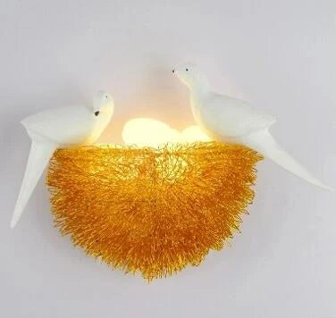 DecorBites™ Bird Nest LED Wall Lamp for Children's Bedroom and Home Decor