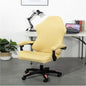 Decobites High Back Armchair Cover: Elastic Accent for Office Computer Game Solid Chair