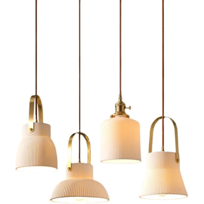 DecorBites™ Ceramic LED Pendant Lights - Japanese Style, Nordic Modern Hanging Light