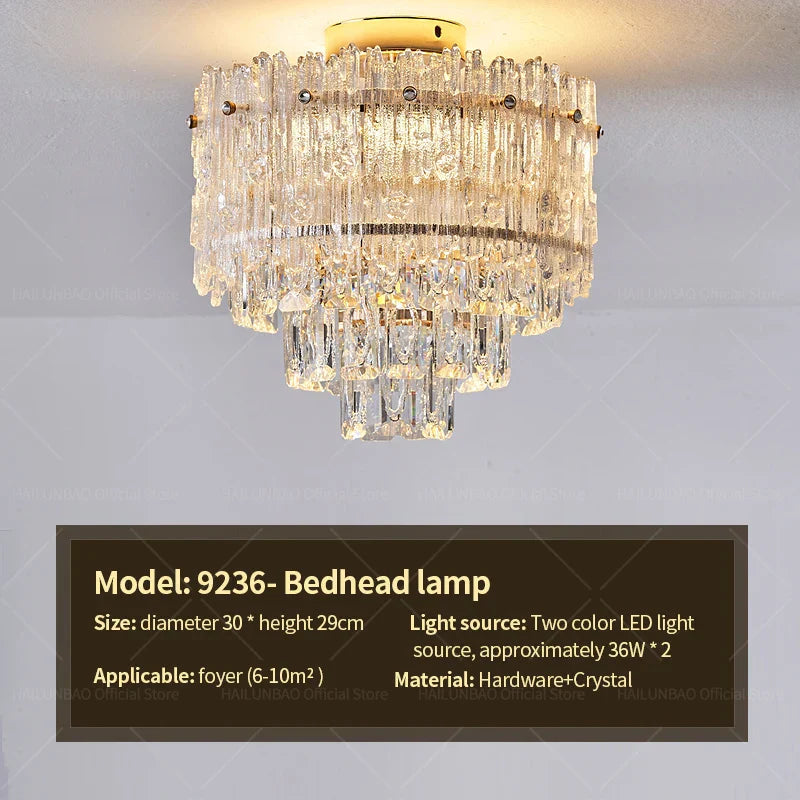 DecorBites™ Crystal Chandelier: Luxury Modern Room Lighting for Living Room, Dining Room, Bedroom