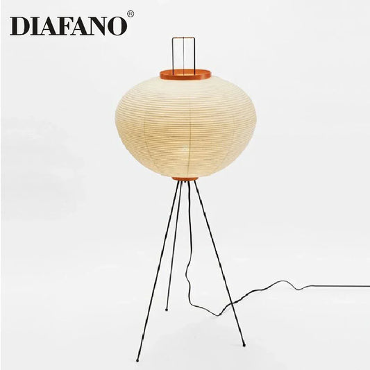 DecorBites™ Japanese Style Paper Floor Lamp for Home Décor and Lighting