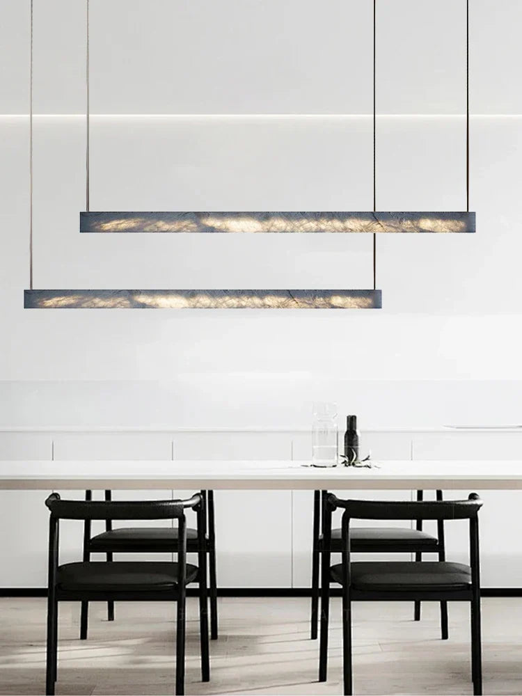 DecorBites™ 2025 Marble Design Pendant Light - Dimmable LED Office Bar Decor