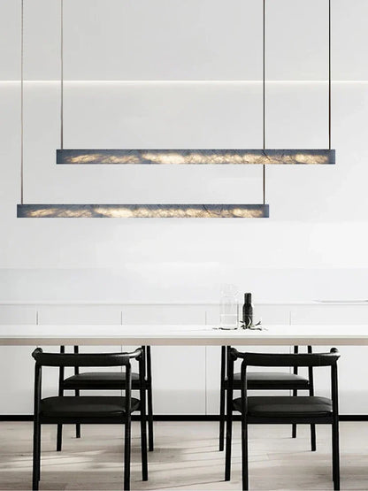 DecorBites™ 2025 Marble Design Pendant Light - Dimmable LED Office Bar Decor