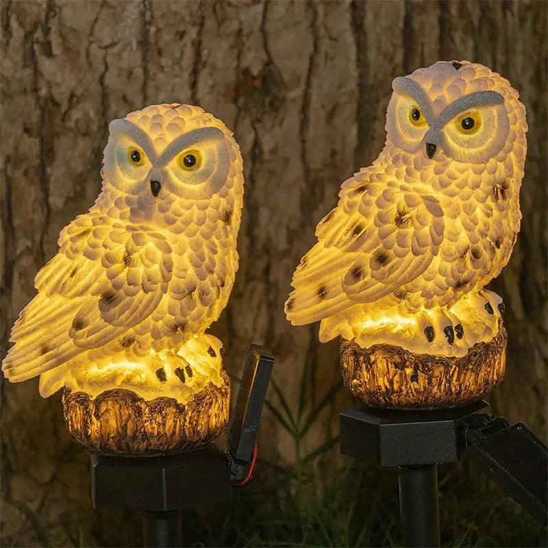 DecorBites™ Solar Owl Garden Light - Decorative Waterproof LED