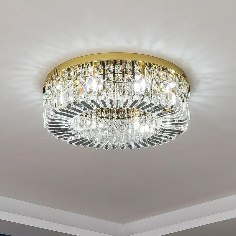 Lámpara de techo de cristal DecorBites™: Lámpara colgante LED de lujo para interiores elegantes