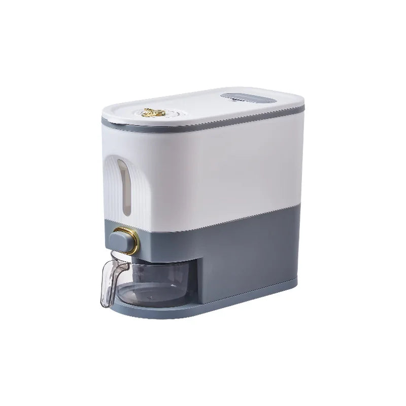 Dispensador de Arroz de Gran Capacidad Decorbites™ Contenedor de Granos de Cocina Caja de Almacenamiento de Cereales Resistente a la Humedad