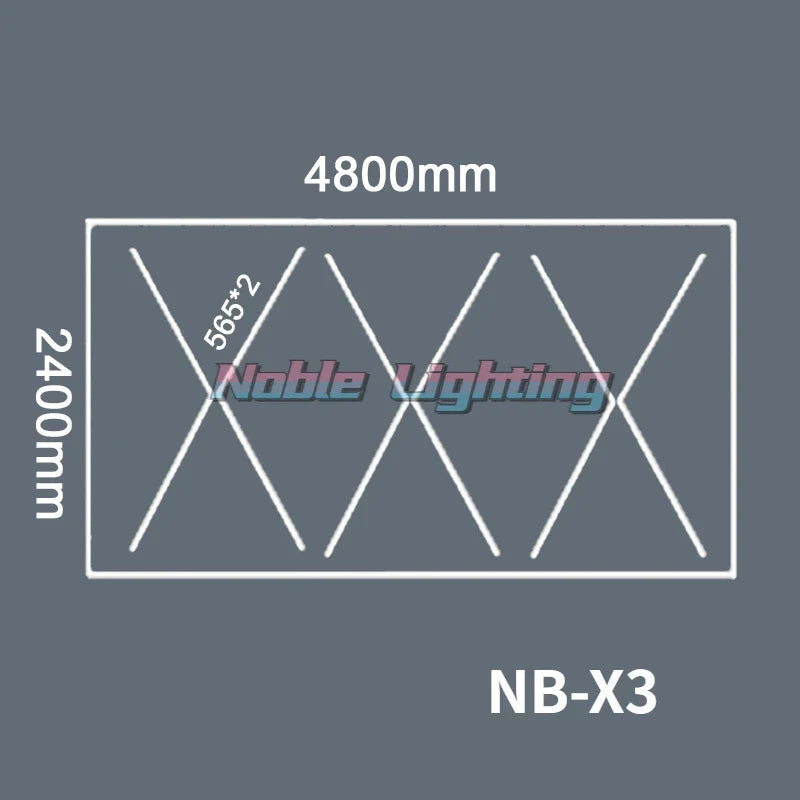 DecorBites™ Hexagon Honeycomb LED Garage Ceiling Light