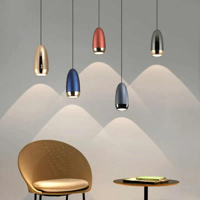 DecorBites™ LED Pendant Lights: Modern Chandeliers for Bedroom, Kitchen, and Bathroom