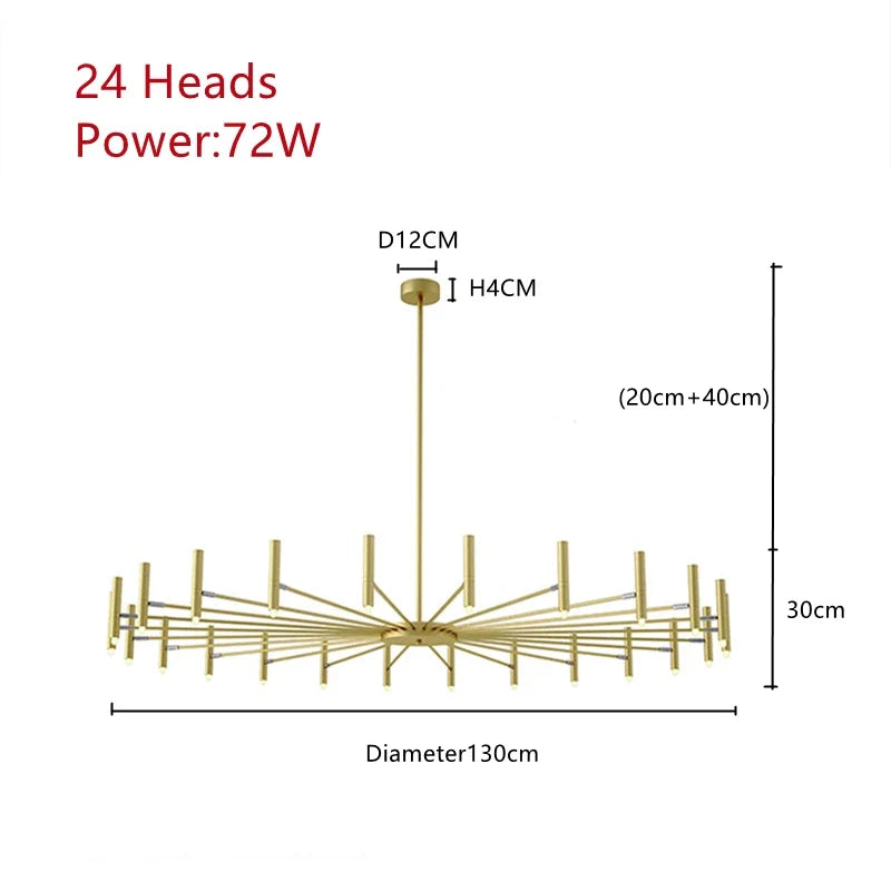 DecorBites™ Art Pendant Chandelier - Nordic LED Indoor Lighting Fixture