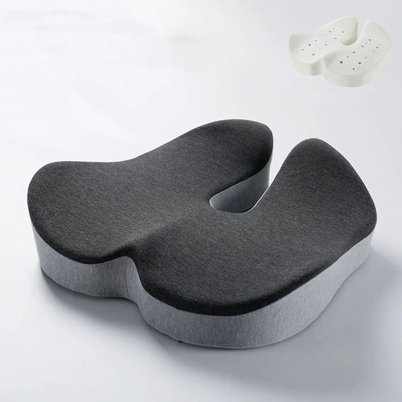 Decobites Rebound Memory Foam Office Chair Cushion for Beautiful Buttocks and Orthopedic Support