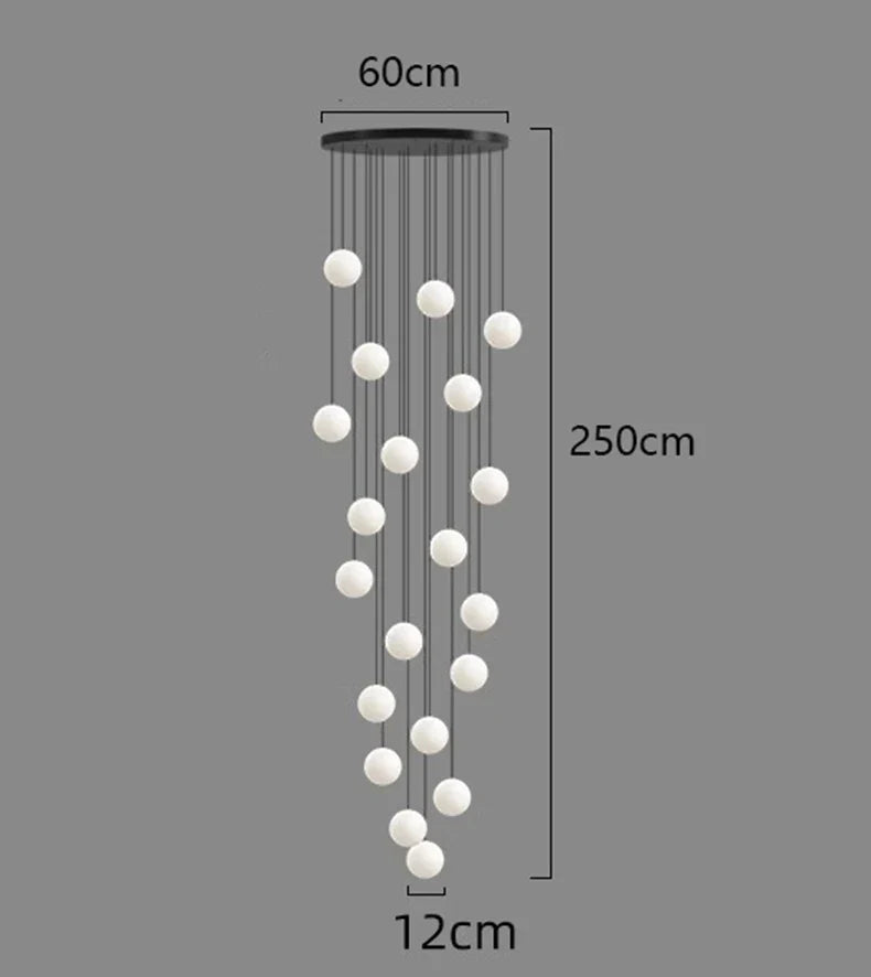 DecorBites™ LED Ceiling Lamp Chandelier: Modern Decorative Lighting for Bedroom and Dining Room