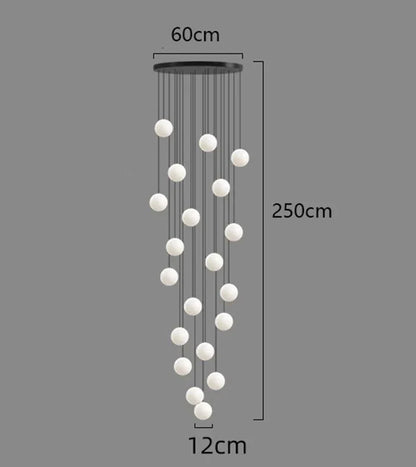 DecorBites™ LED Ceiling Lamp Chandelier: Modern Decorative Lighting for Bedroom and Dining Room