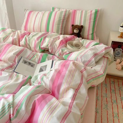 DecorBites™ Diamond Jacquard Duvet Cover, Skin-Friendly & Breathable for All Seasons