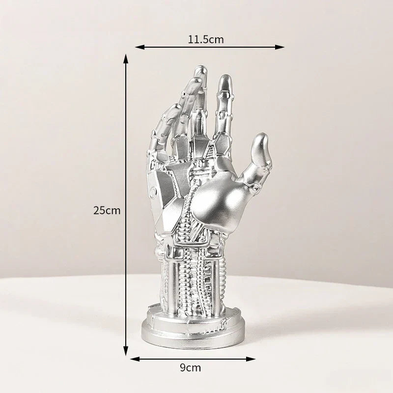 DecorBites™ Cyberpunk Mechanical Arm Desktop Stand - Simulated Robot Hand Sculpture