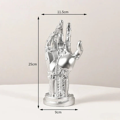 DecorBites™ Cyberpunk Mechanical Arm Desktop Stand - Simulated Robot Hand Sculpture