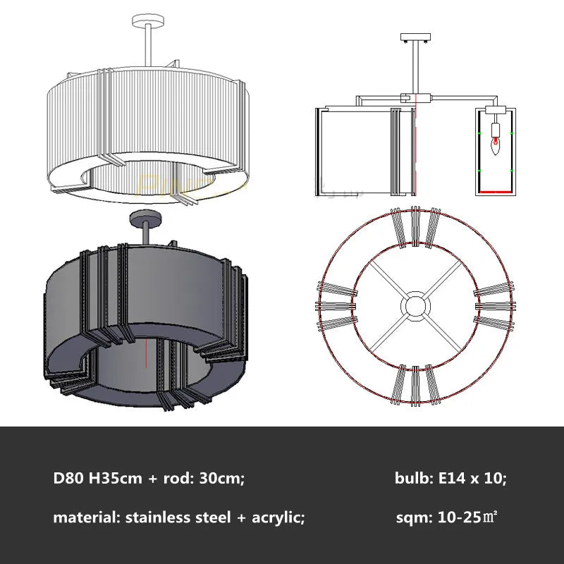 DecorBites™ Crystal LED Chandelier: Modern Luxury Dining Room Kitchen Lighting Fixtures