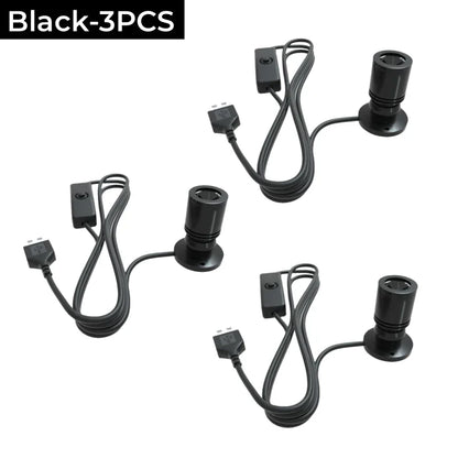 DecorBites™ LED Spotlight 1W/3W DC5V Cabinet Shelf Showcase Ceiling Lights Switch