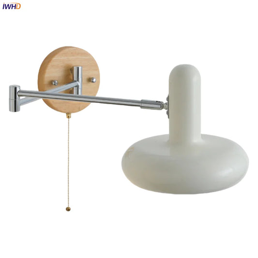 Lámpara de pared LED DecorBites™ de hierro forjado color crema para decoración de dormitorio y sala de estar