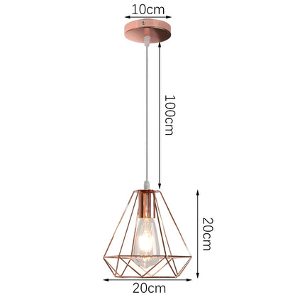 DecorBites™ Industrial Retro Loft LED Pendant Light for Home Living Room Kitchen