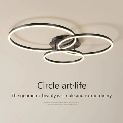 DecorBites™ LED Chandelier Modern Style Ceiling Lamp Bedroom Dining Room Light