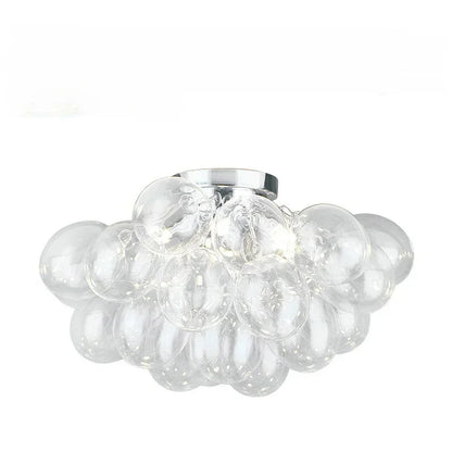 DecorBites™ Glass Chandelier Leds Ceiling Lamp for Designer Bedroom Lighting Fixture